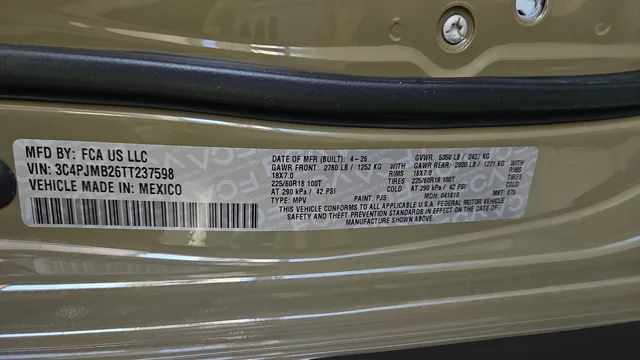 New 2026 41 Exterior Paint Jeep Limited image 29