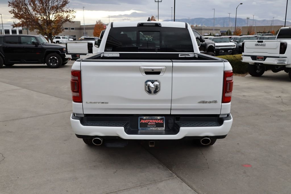 Used 2021 Ivory White Tri-Coat Pearlcoat Ram Limited image 5