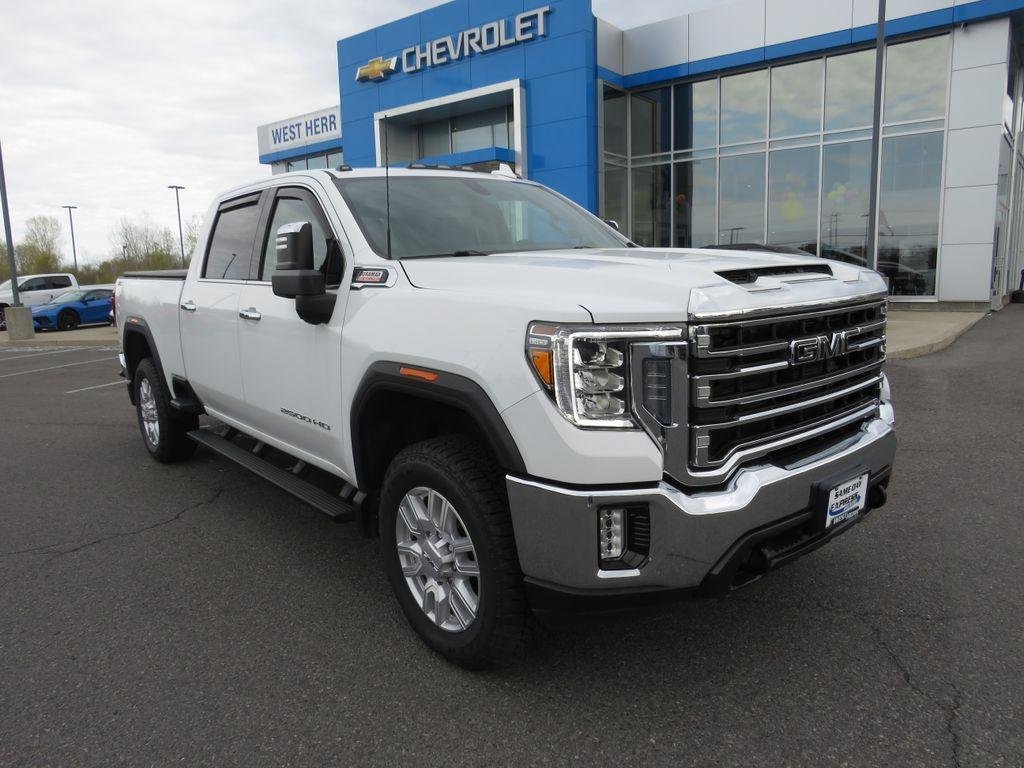 Used 2022 Summit White GMC SLT image 2