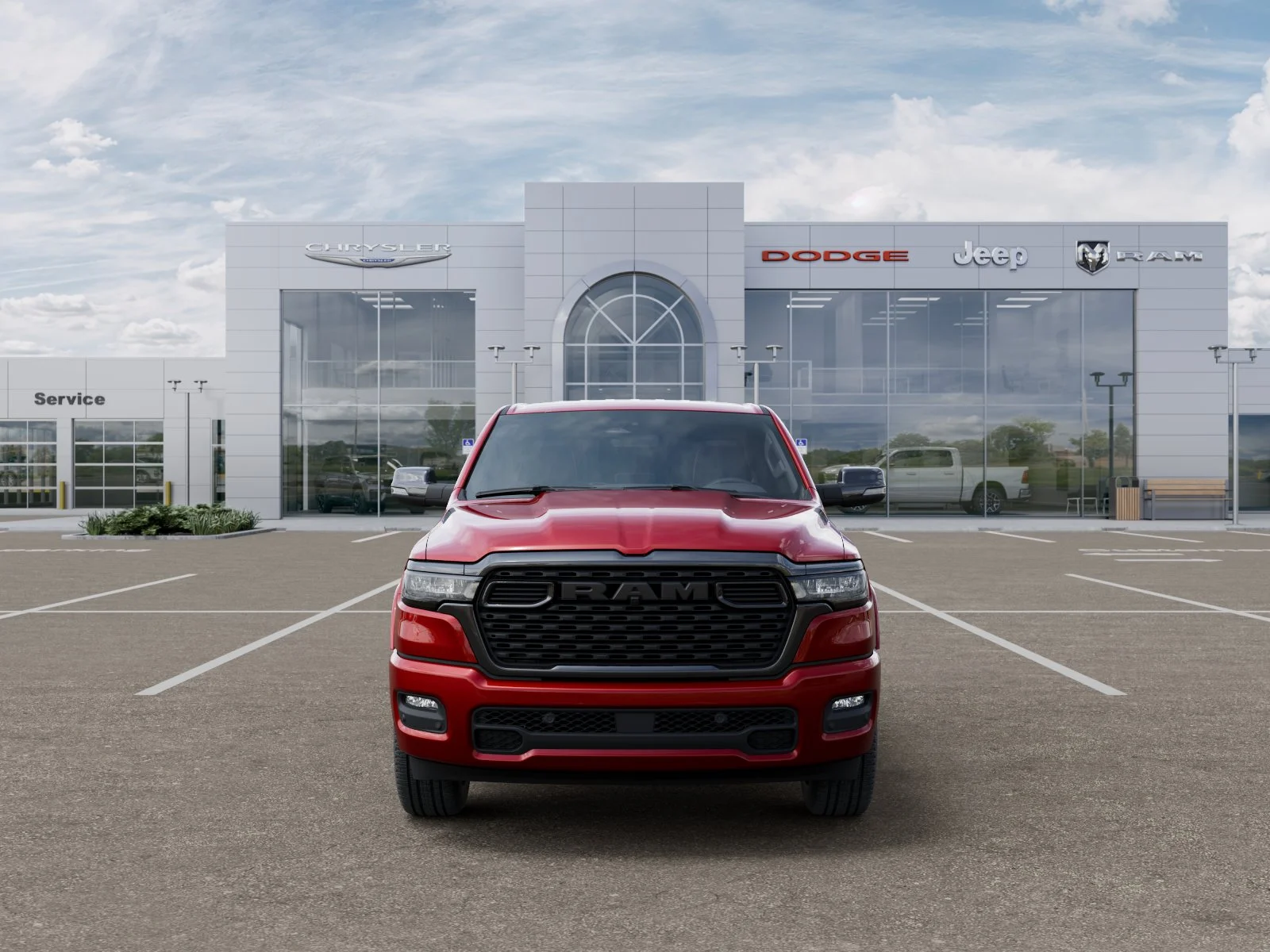 New 2026 Molten Red Pearl-Coat Exterior Paint RAM Big Horn/Lone Star image 29