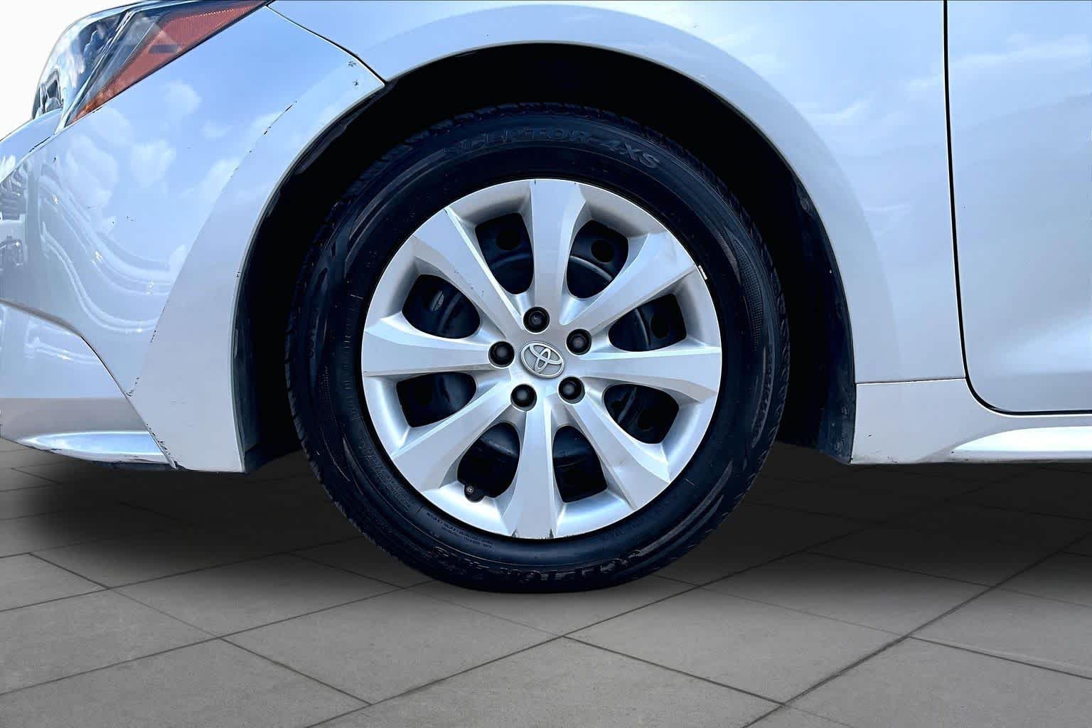 Used 2024 Classic Silver Metallic Toyota LE image 11
