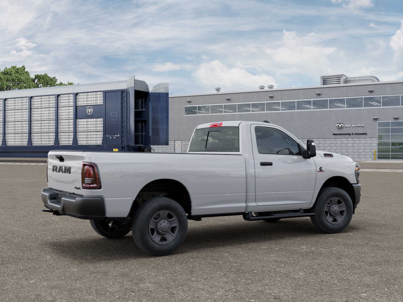 New 2026 Bright White Clear-Coat Exterior Paint RAM TRADESMAN image 2