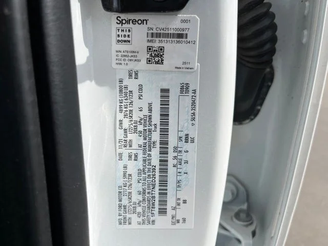 Used 2022 White Ford Platinum image 17