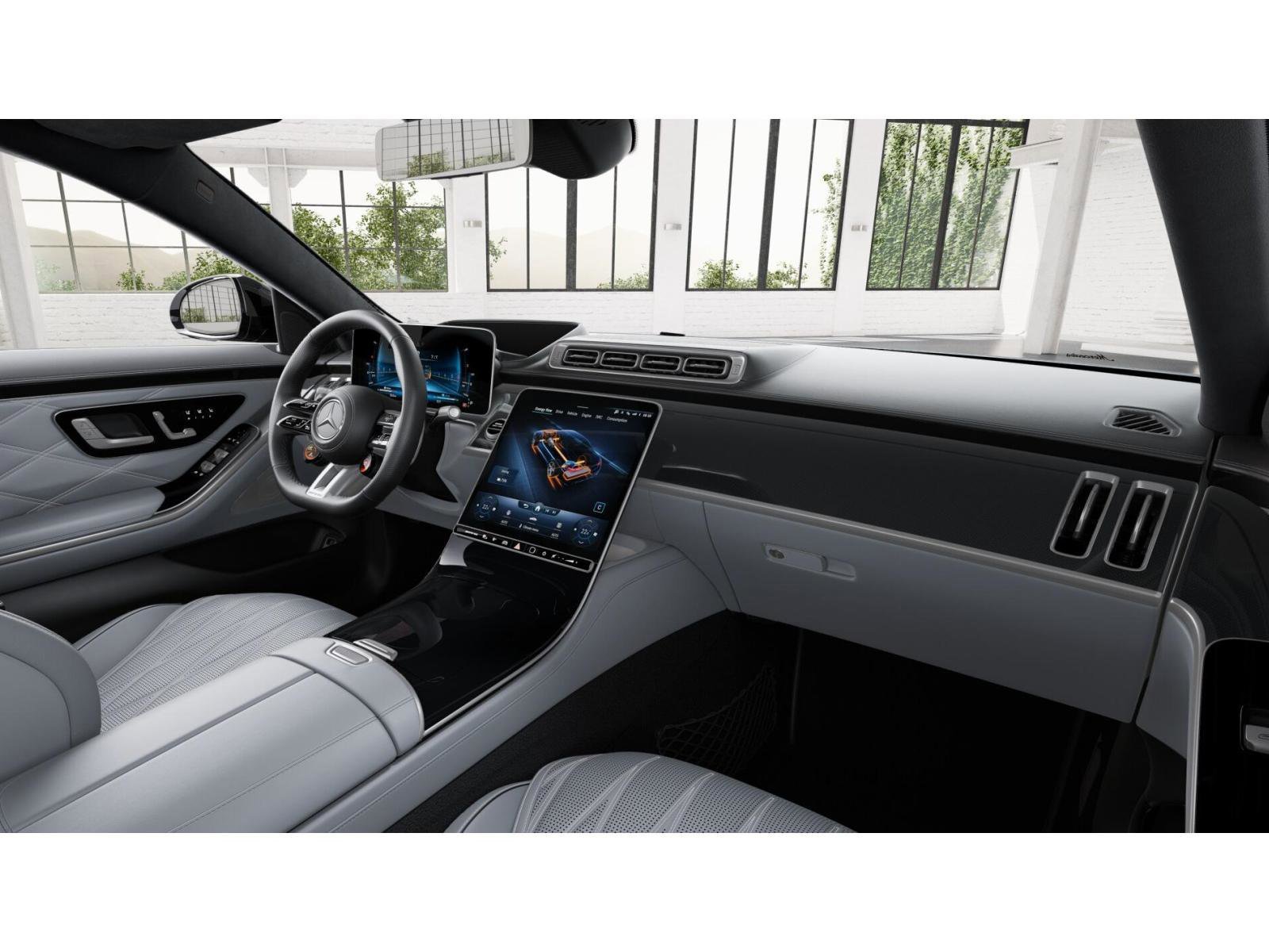 New 2026 CIRRUS SILVER Mercedes-Benz AMG® S 63 E image 6