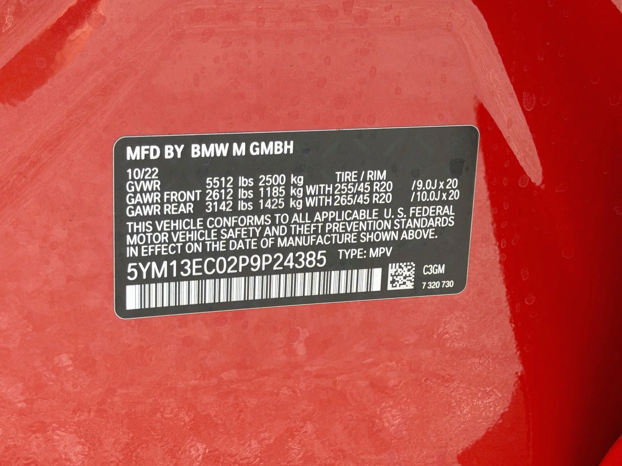 Used 2023 Toronto Red Metallic BMW M image 44