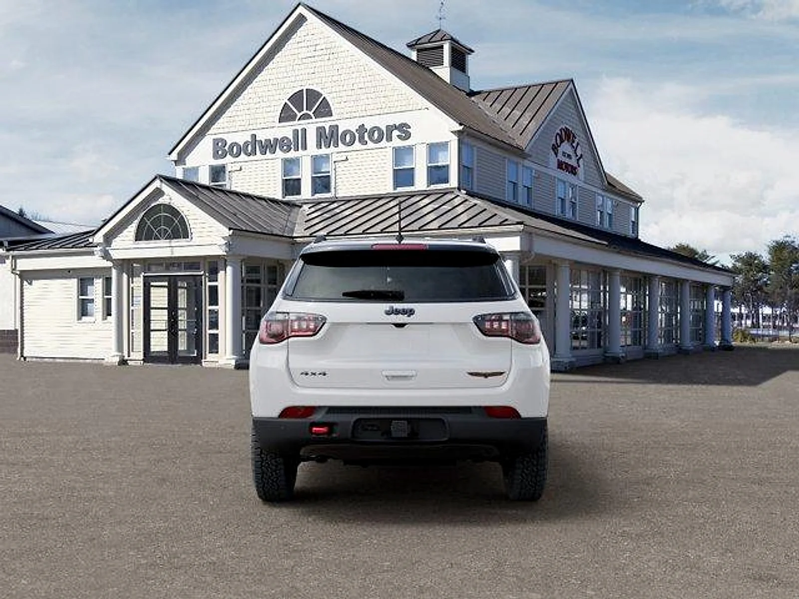New 2026 Bright White Clear-Coat Exterior Paint Jeep Trailhawk 4x4 image 7