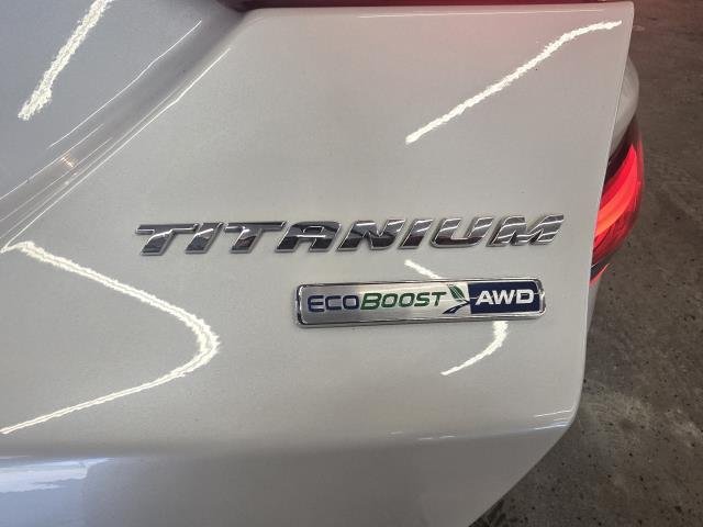 Used 2018 White Platinum Tri-Coat Metallic FORD TITANIUM image 28