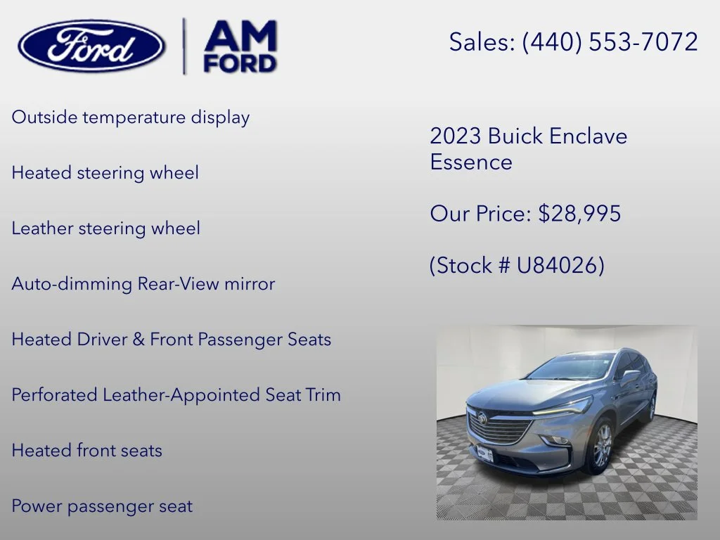 Certified Used 2023 Moonstone Gray Metallic Buick Essence image 30