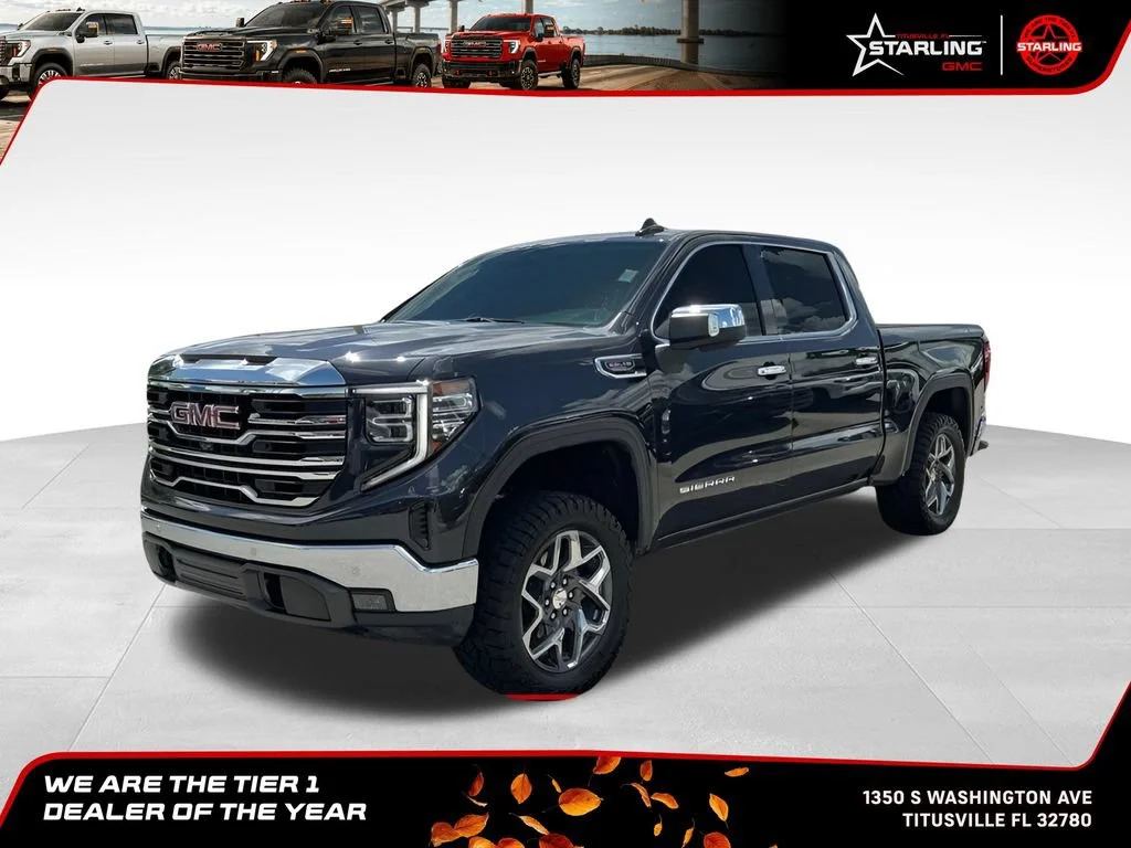 Used 2025 Titanium Rush Metallic GMC SLT image 1
