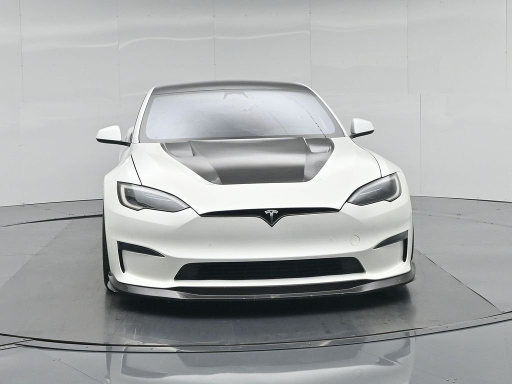 Used 2022 White Tesla Plaid image 23