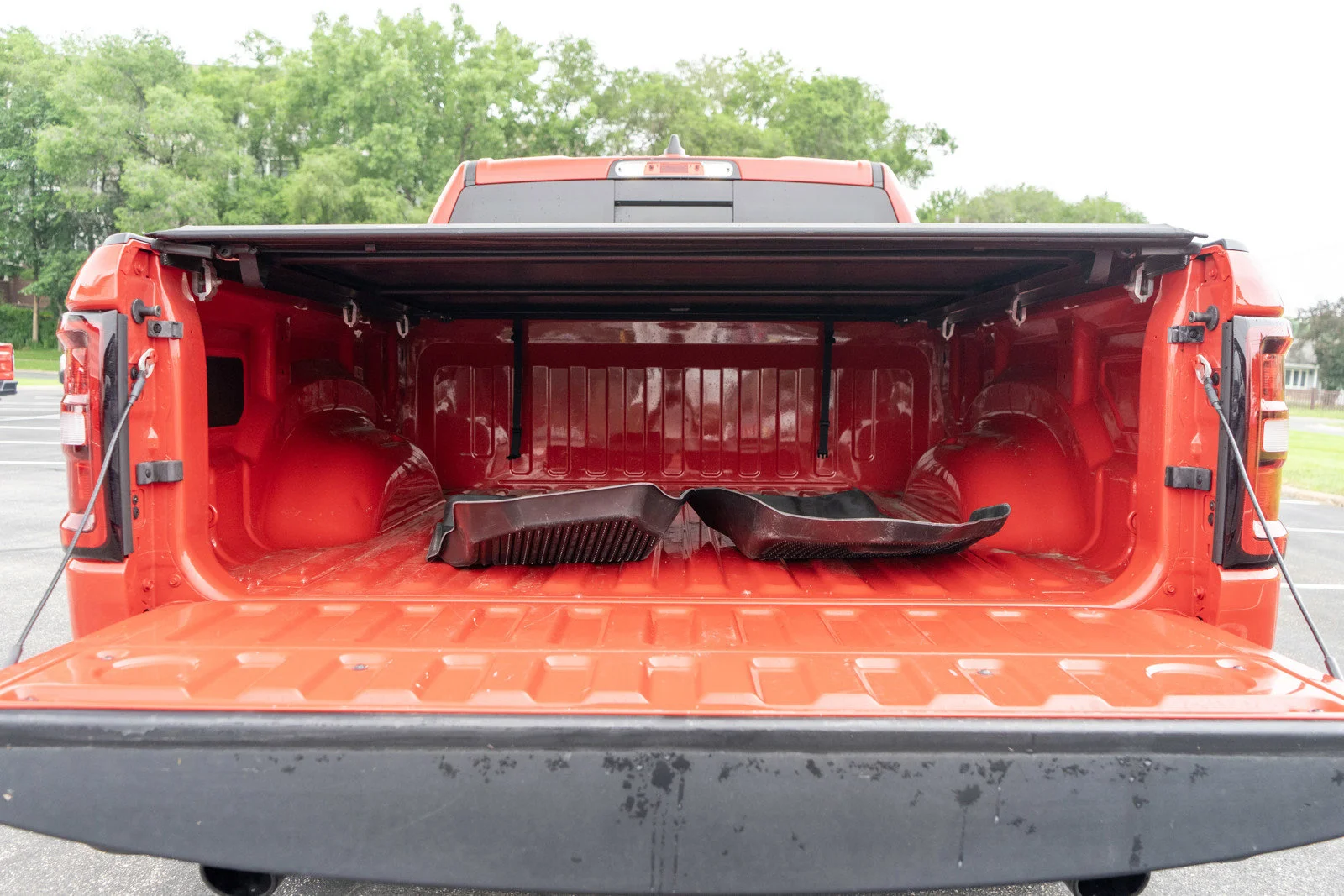 Used 2025 Flame Red Clearcoat Ram Big Horn/Lone Star image 9