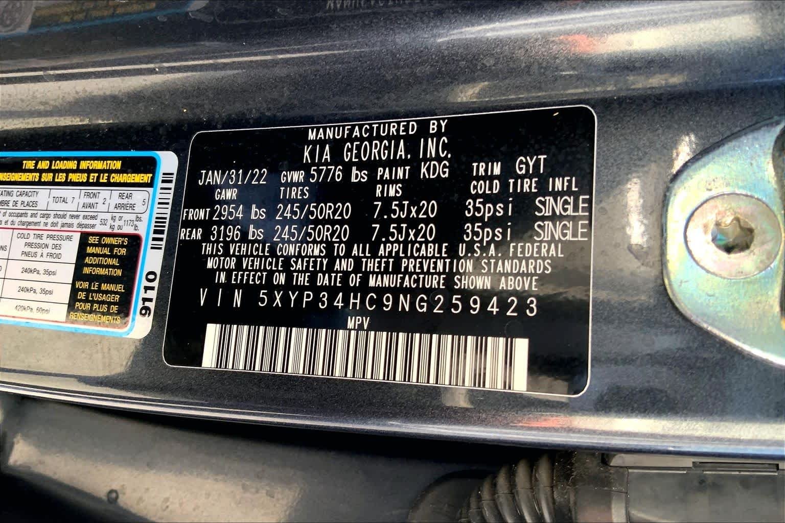 Used 2022 Gravity Grey Kia EX image 33