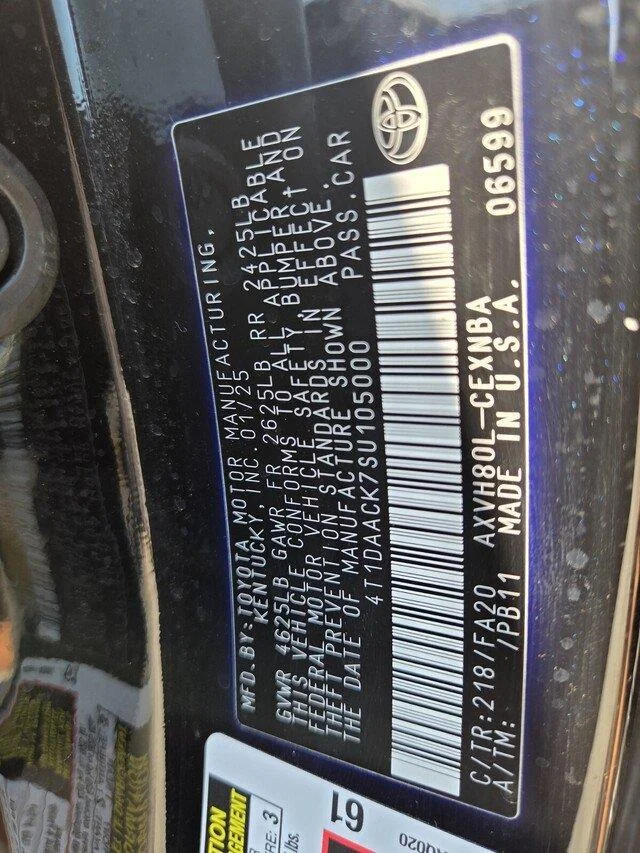 Used 2025 BLACK Toyota LE image 35