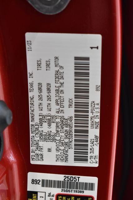 Certified Used 2024 Red Toyota Platinum image 26