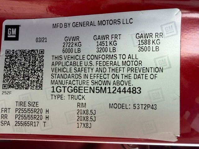 Certified Used 2021 Cayenne Red Tintcoat GMC Denali image 45