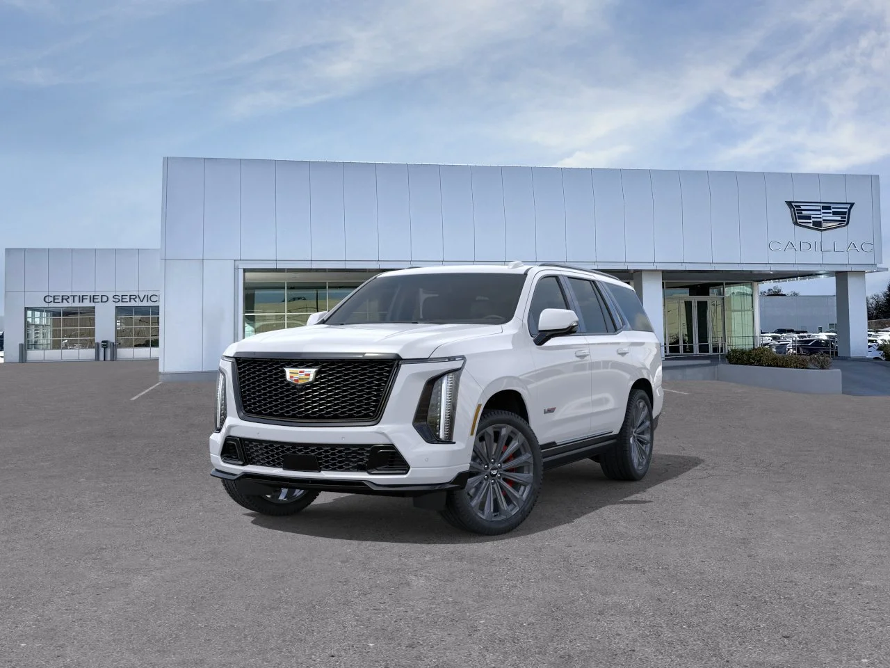 New 2027 Vibrant White Tricoat Cadillac AWD V-Series image 8