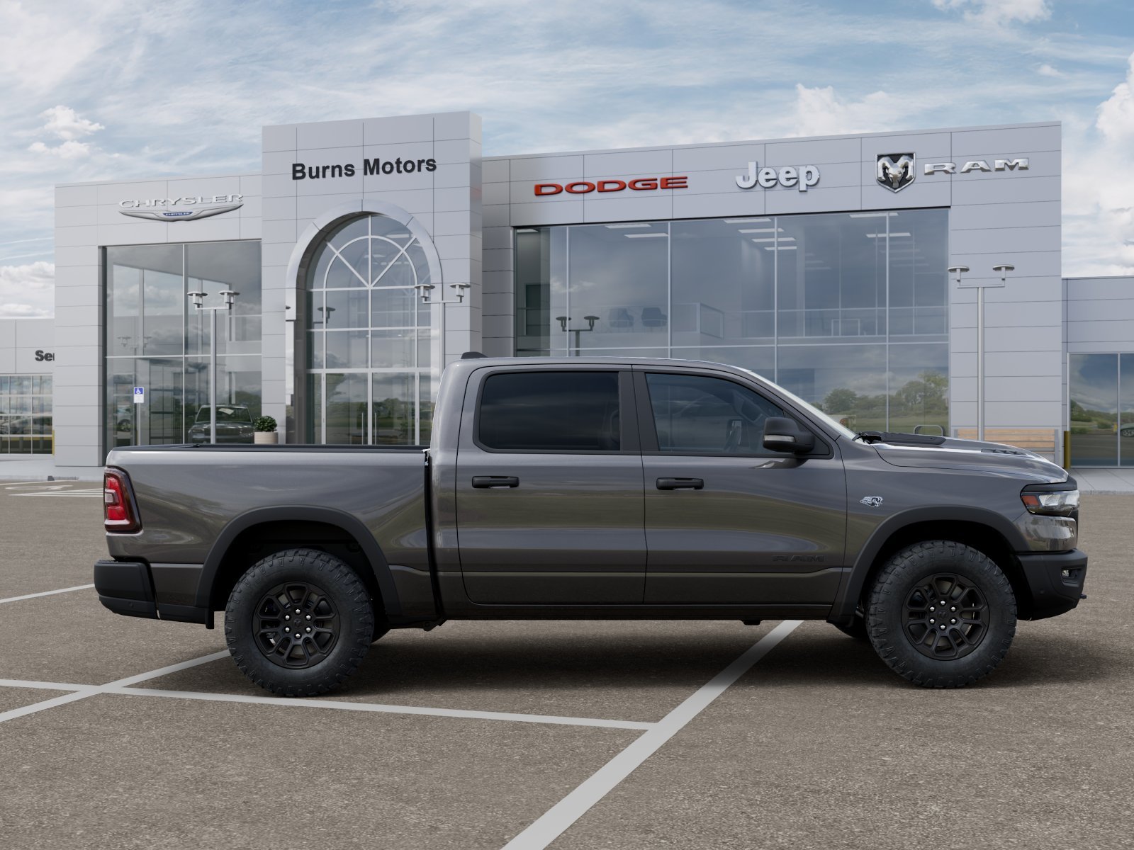 New 2026 Granite Crystal Metallic Clear-Coat Exterior Paint RAM Rebel image 47