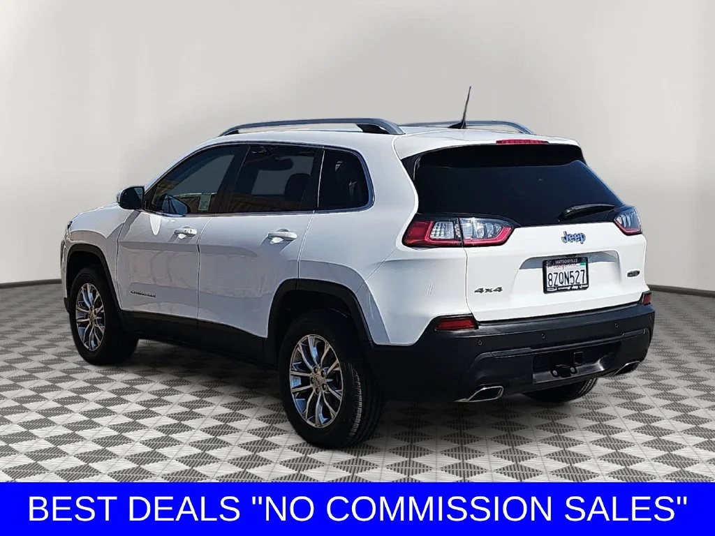 Used 2021 Bright White Clearcoat Jeep Latitude Lux image 5