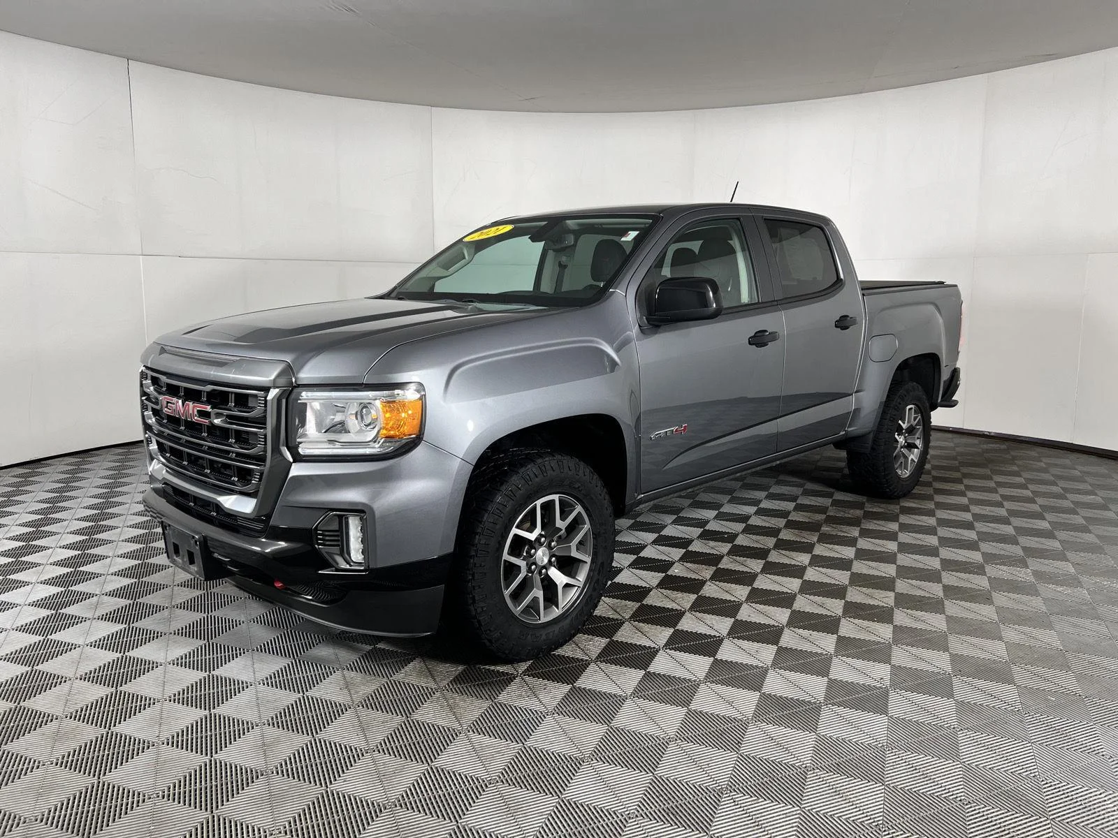 Used 2021 Satin Steel Metallic GMC 4WD AT4 w/Cloth image 4