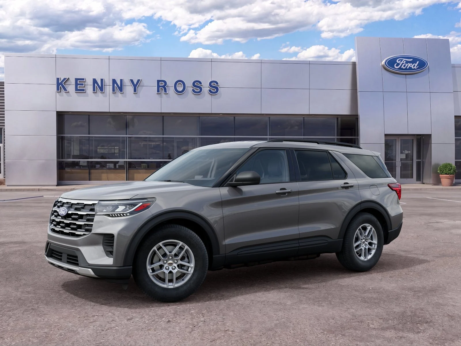 New 2027 Carbonized Gray Metallic Ford Active image 2