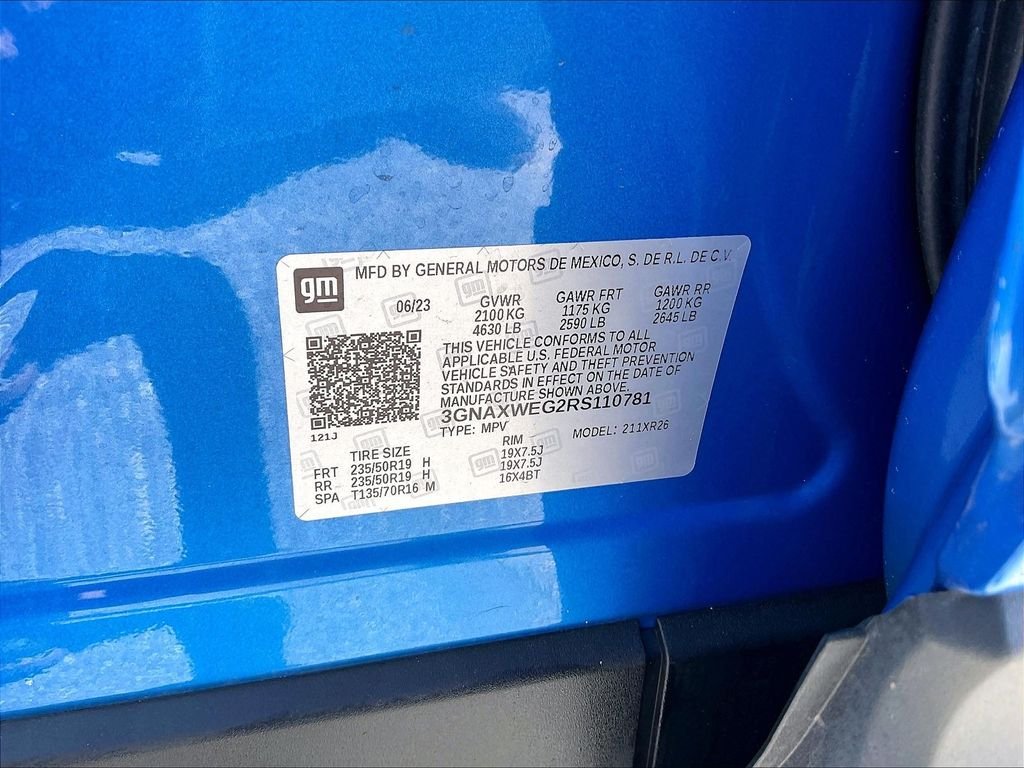 Used 2024 Riptide Blue Metallic Chevrolet RS image 31
