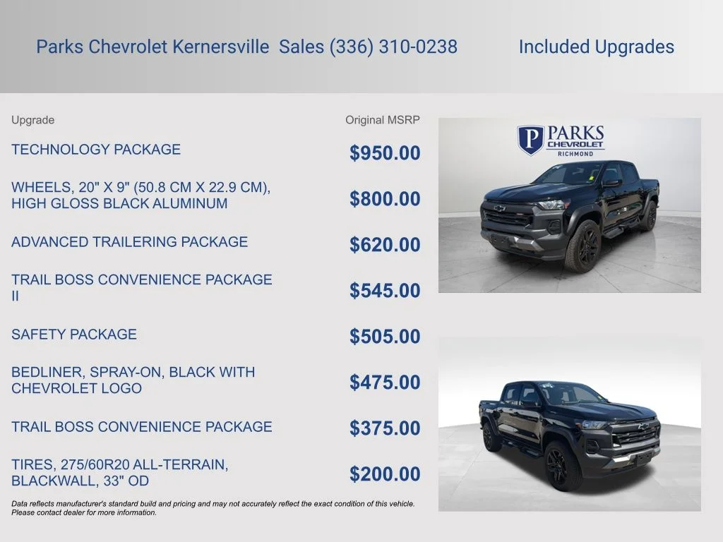 Used 2024 Black Chevrolet Trail Boss image 4