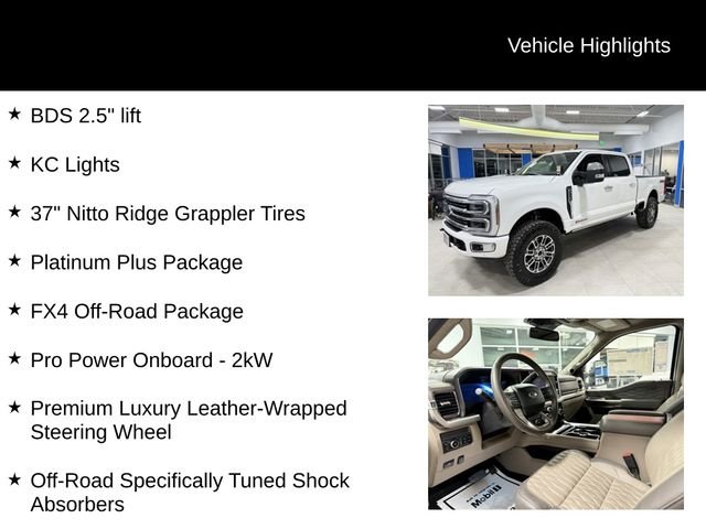 New 2026 Star White Metallic Tri-Coat Ford F-250® Platinum® image 8