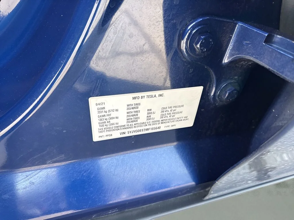 Used 2021 Blue Tesla Long Range image 34