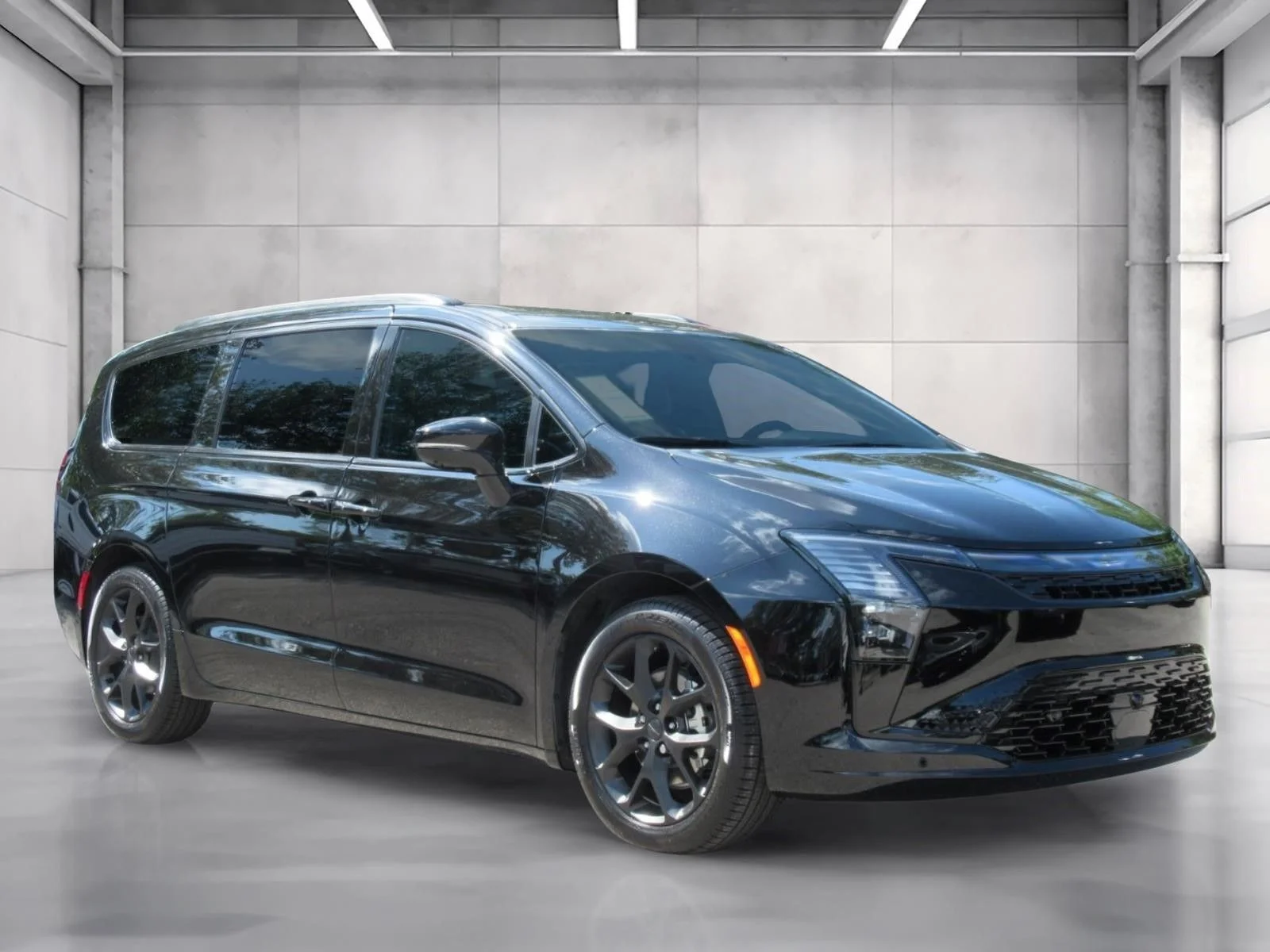 New 2027 Diamond Black Crystal Pearl-Coat Exterior Paint Chrysler Limited image 1