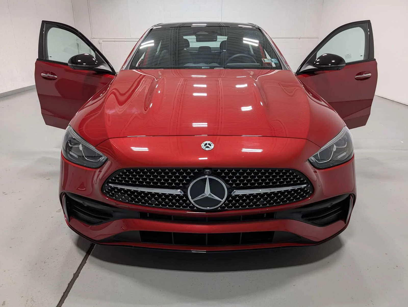 Certified Used 2023 MANUFAKTUR Cardinal Red Metallic Mercedes-Benz C 300 image 15