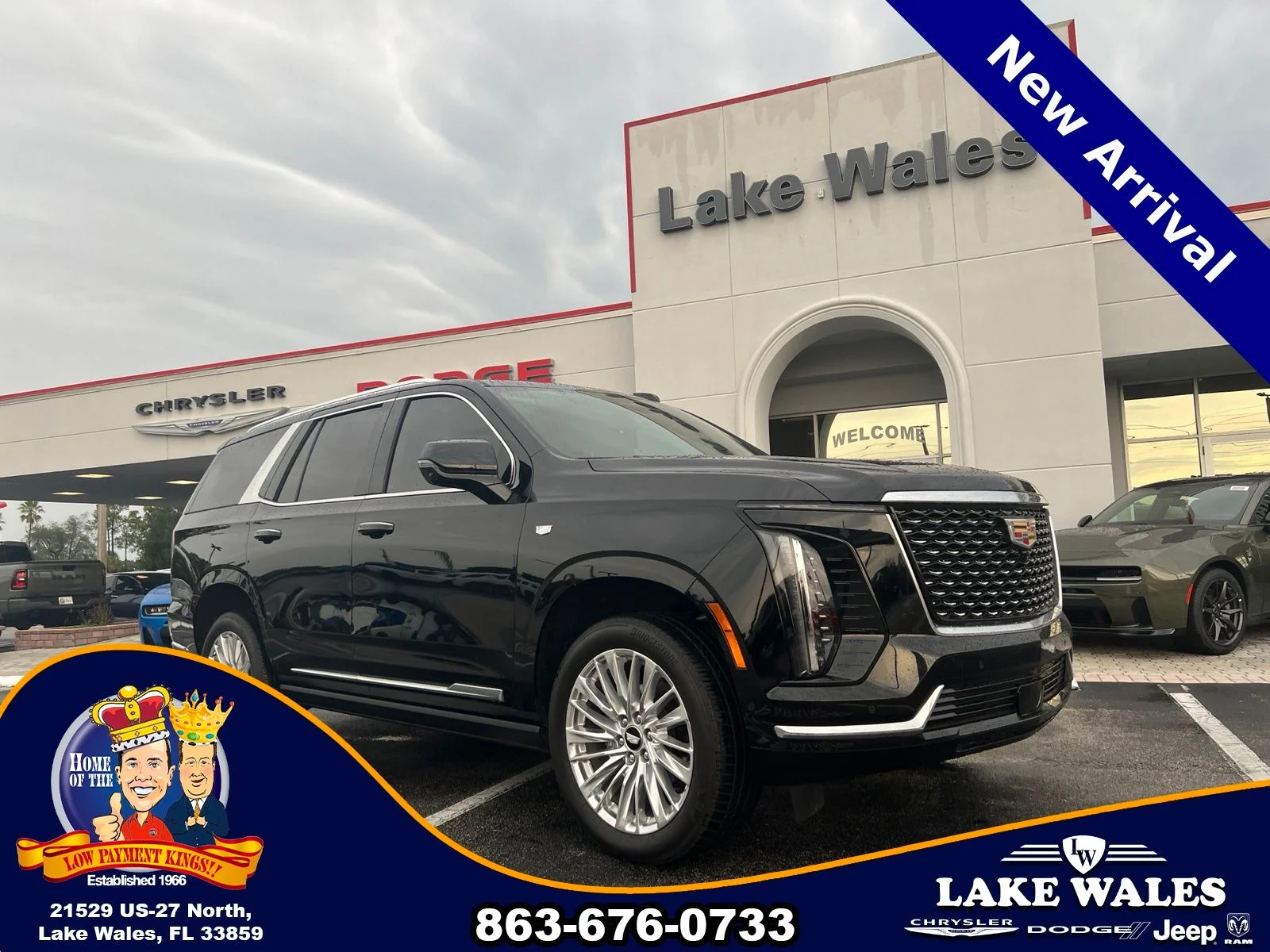 Used 2025 Black Cadillac Premium Luxury image 1