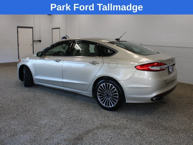 Used 2017 Ford Fusion SE with VIN 3FA6P0T91HR166500 for sale in Tallmadge, OH