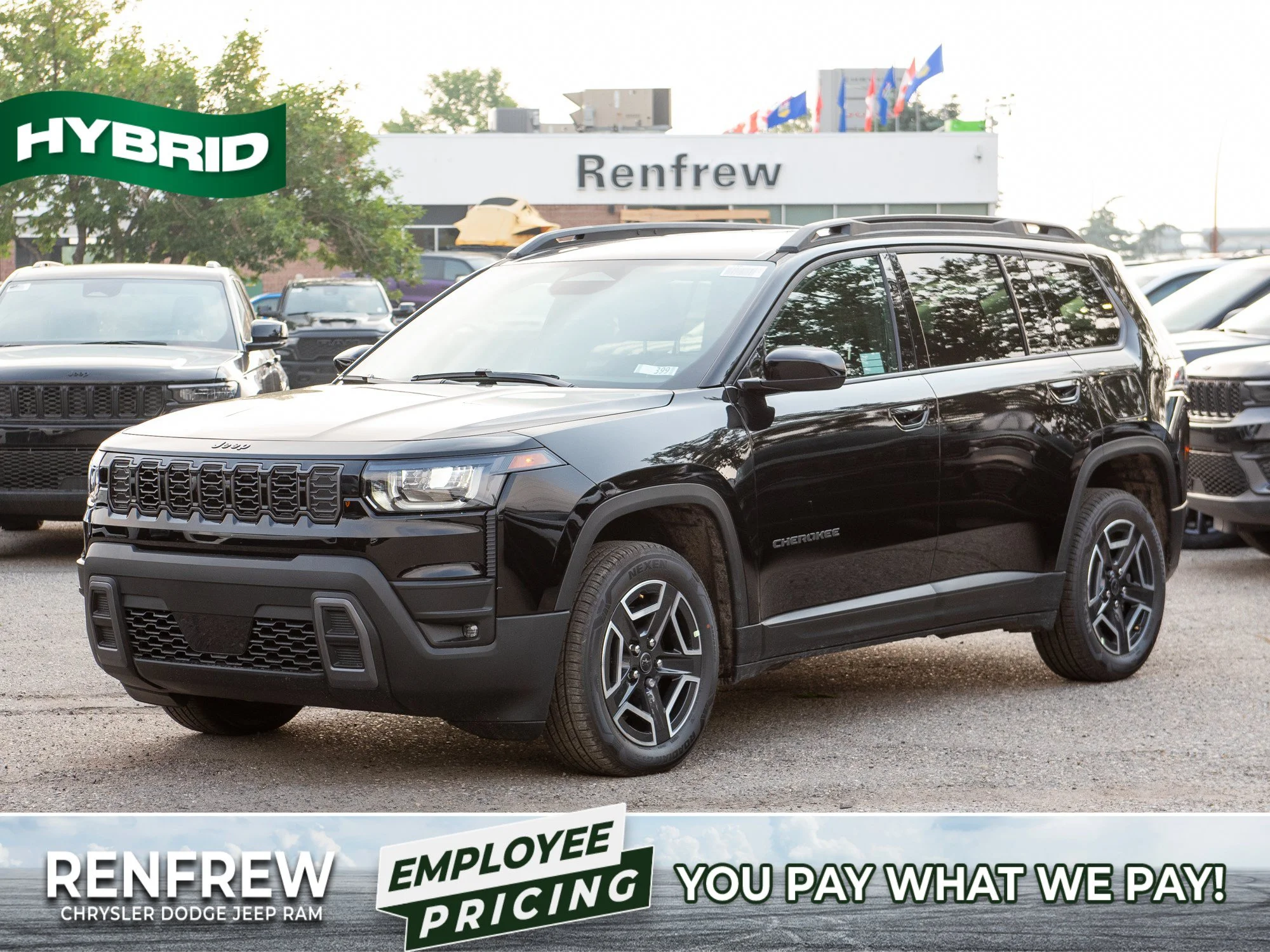 New 2026 Black Jeep Laredo * Hybrid image 1