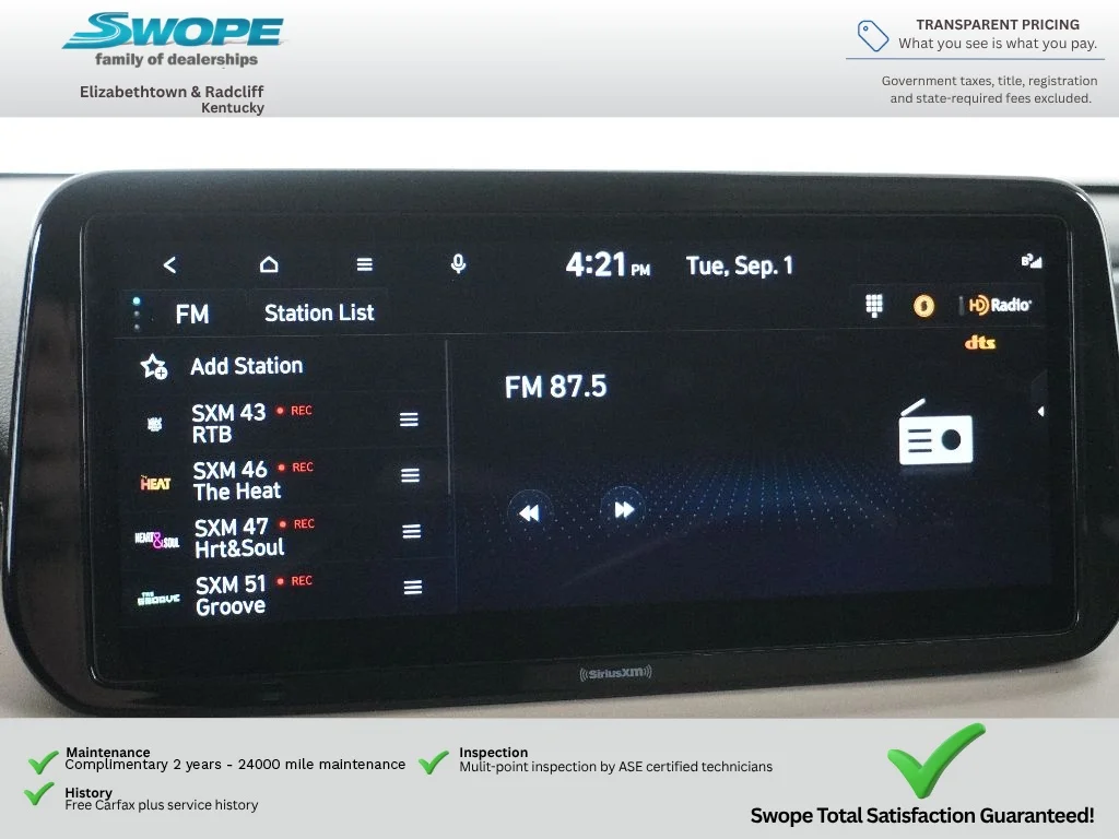 Used 2023 Twilight Black Hyundai SEL image 21
