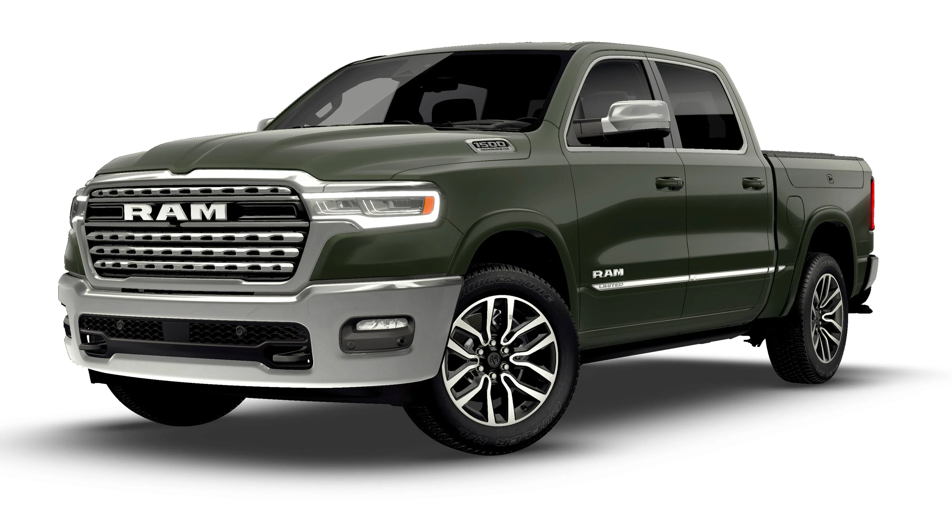 New 2026 Serrano-Green Metallic Exterior Paint RAM Limited image 13