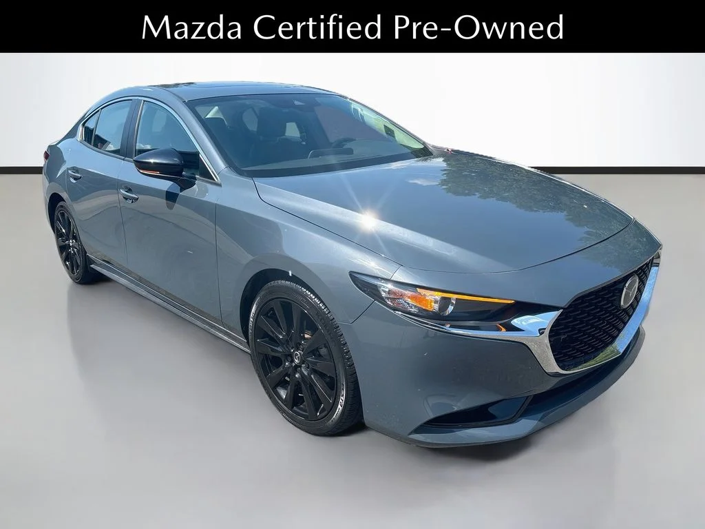 Certified Used 2023 Gray Metallic Mazda 2.5 S Carbon Edition image 1