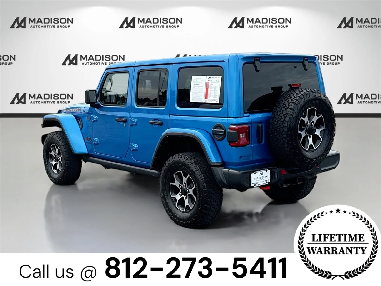 Used 2022 Blue Jeep Unlimited Rubicon image 7