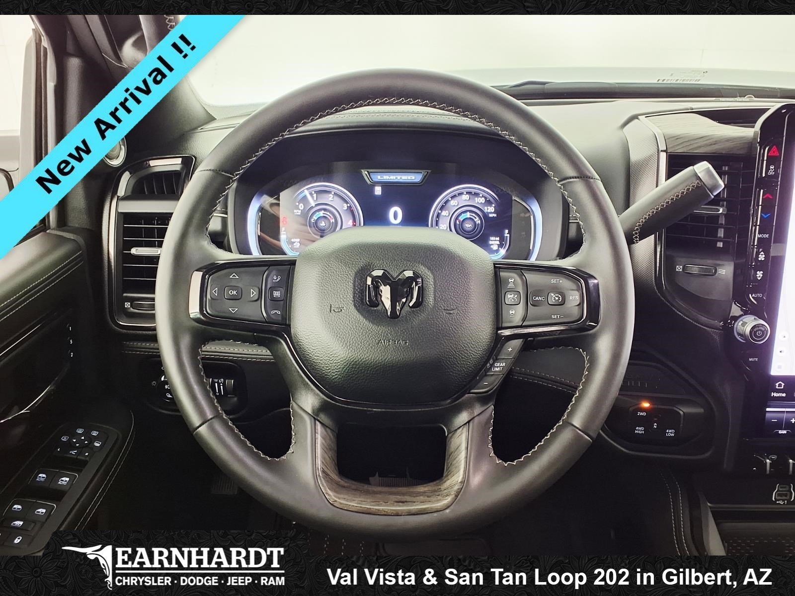Used 2025 Bright White Clearcoat Ram Limited image 15