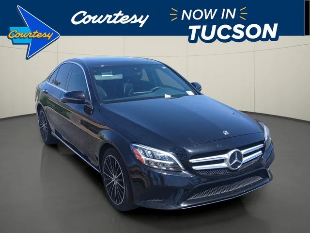 Used 2021 Black Mercedes-Benz C 300 image 1