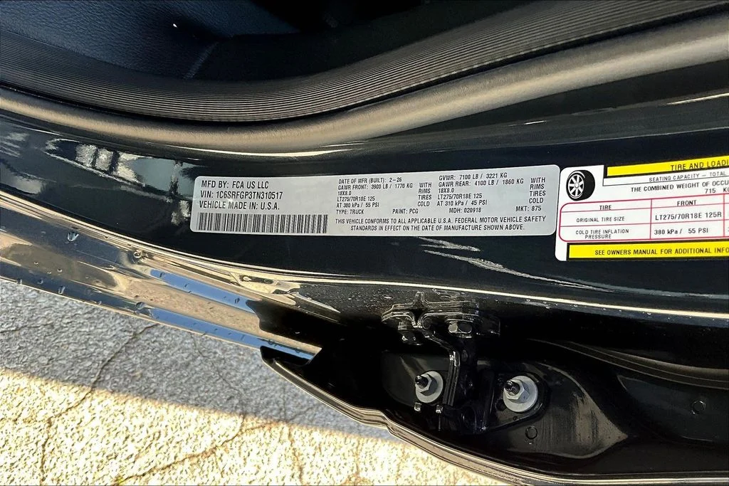 New 2026 Forged Blue Metallic Exterior Paint RAM Warlock image 8