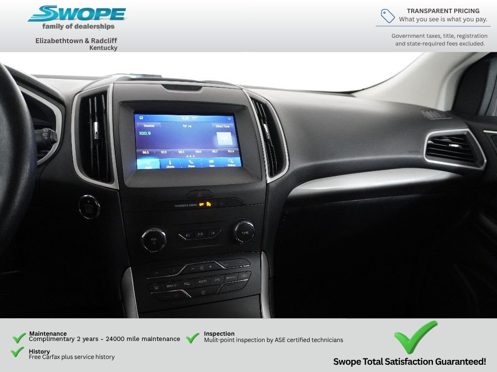 Used 2020 Burgundy Velvet Metallic Tinted Clearcoat Ford SEL image 19