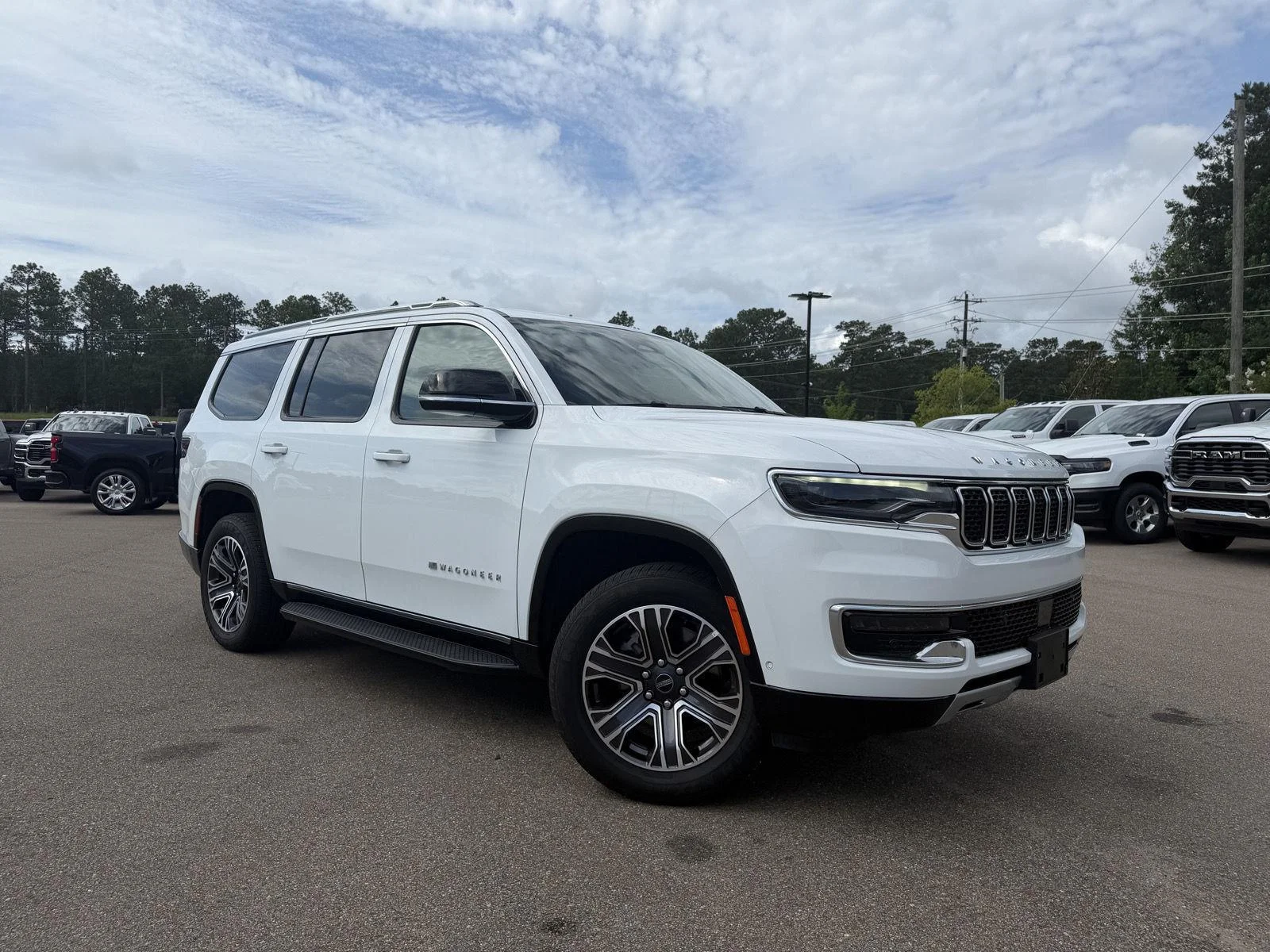 Used 2025 Bright White Clearcoat Jeep Series II image 3