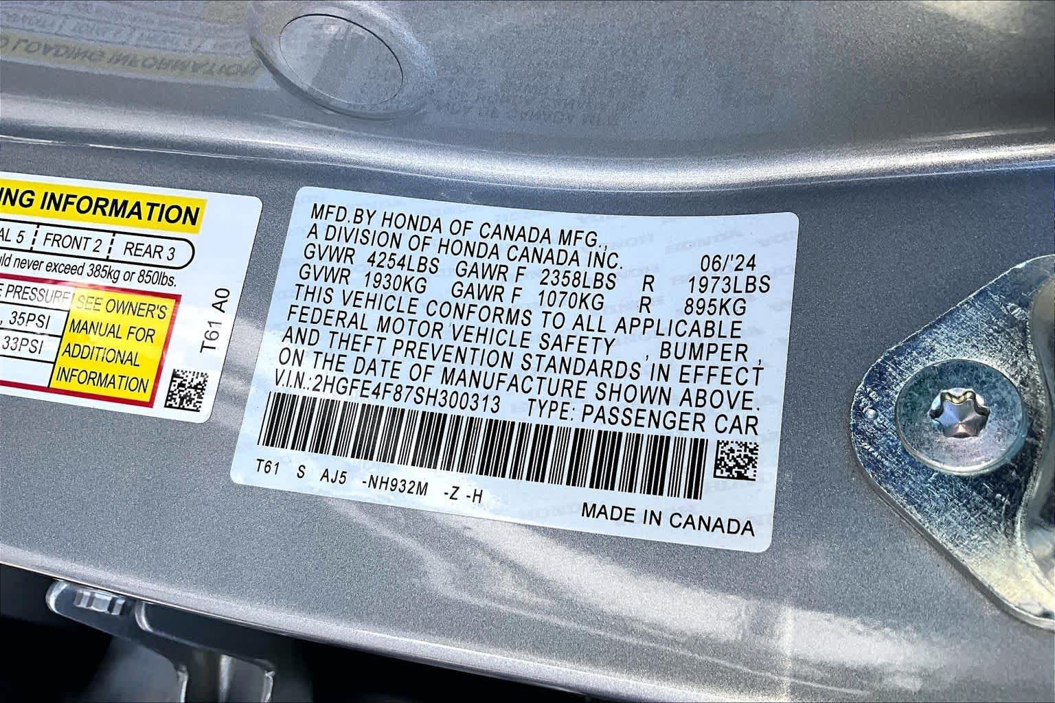 Used 2025 Solar Silver Metallic Honda Sport Touring image 36