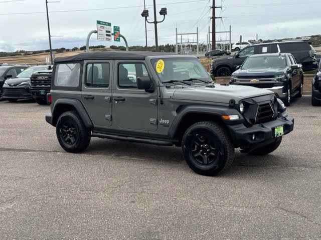 Used 2020 Gray Jeep Sport 4x4 image 8