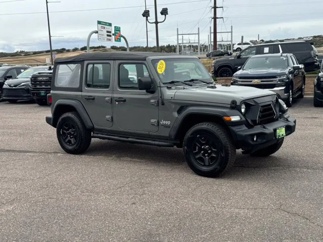 Used 2020 Gray Jeep Sport 4x4 image 8
