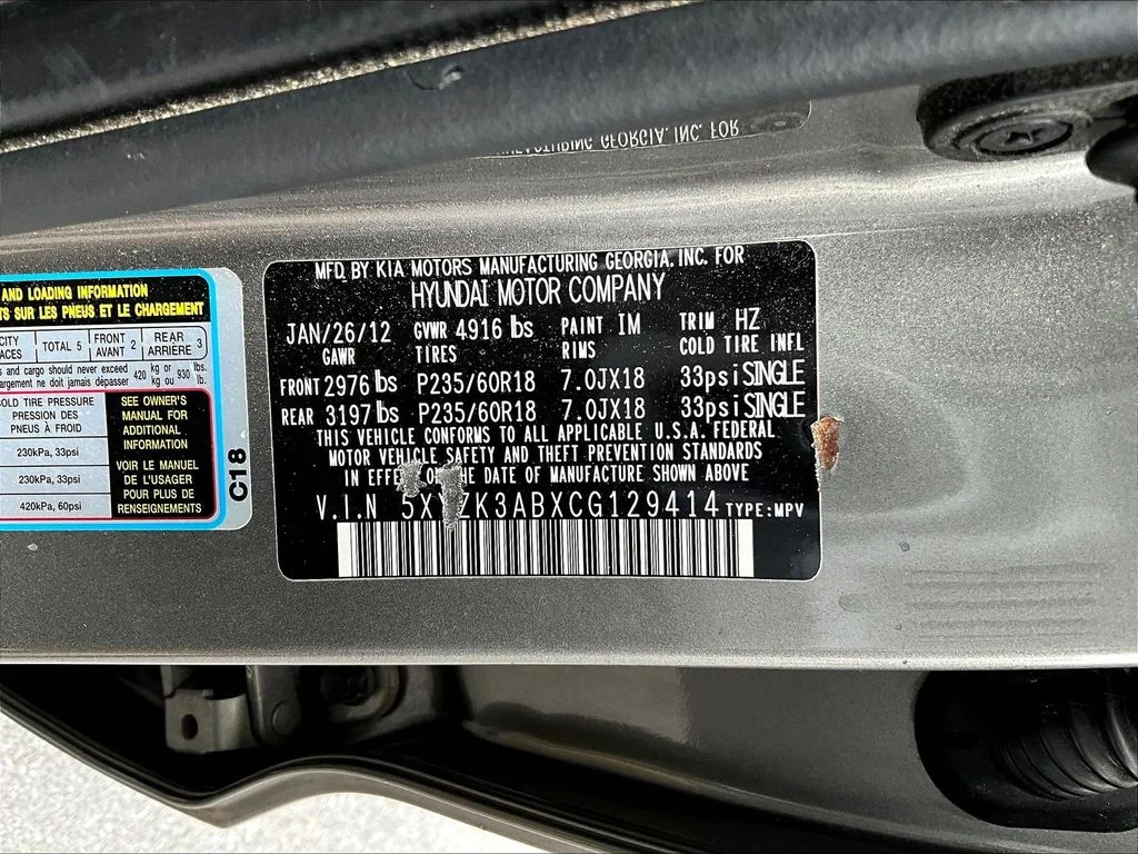 Used 2012 Gray Hyundai Limited image 18