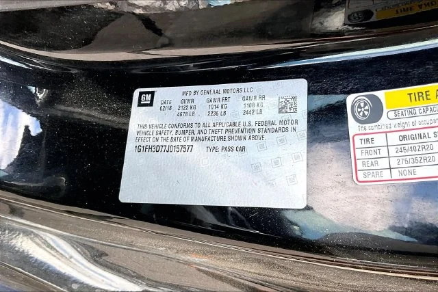 Used 2018 Black Chevrolet SS image 16