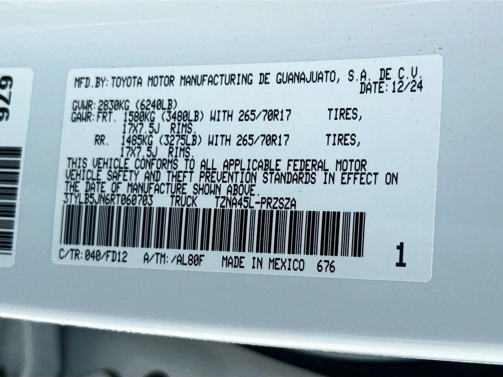 Used 2024 White Toyota TRD Off-Road image 36