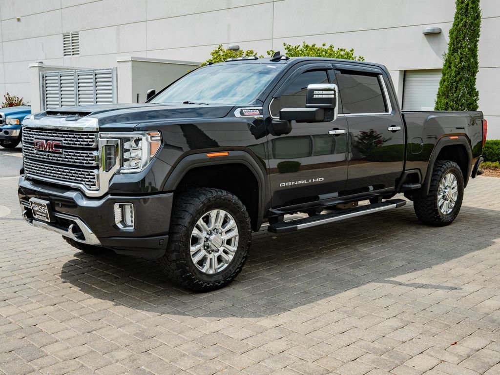 Used 2021 Carbon Black Metallic GMC Denali image 1