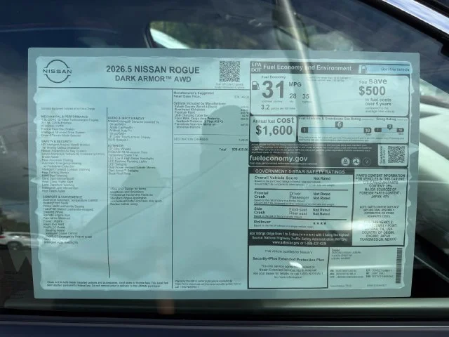 New 2026 Scarlet Ember Tintcoat Nissan Dark Armor image 30